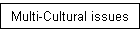 Multi-Cultural issues